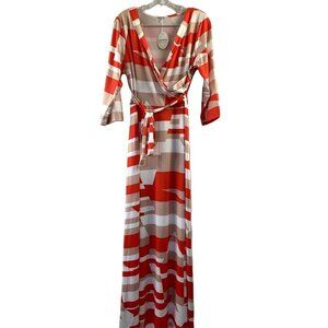 Locryz Women's Stripped Long Dress